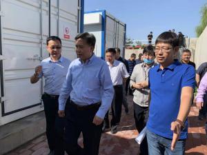 河北省生态环境厅厅长高建民组织参观考察乐动体育（中国）首页官方网站环保污水分散源治理项目运行情况
